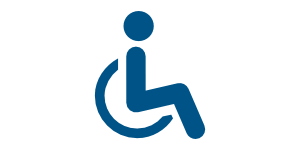 Picto établissements accessibles aux personnes handicapées
